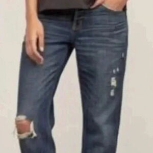 A&F 1892 Collection Boyfriend Straight Jeans